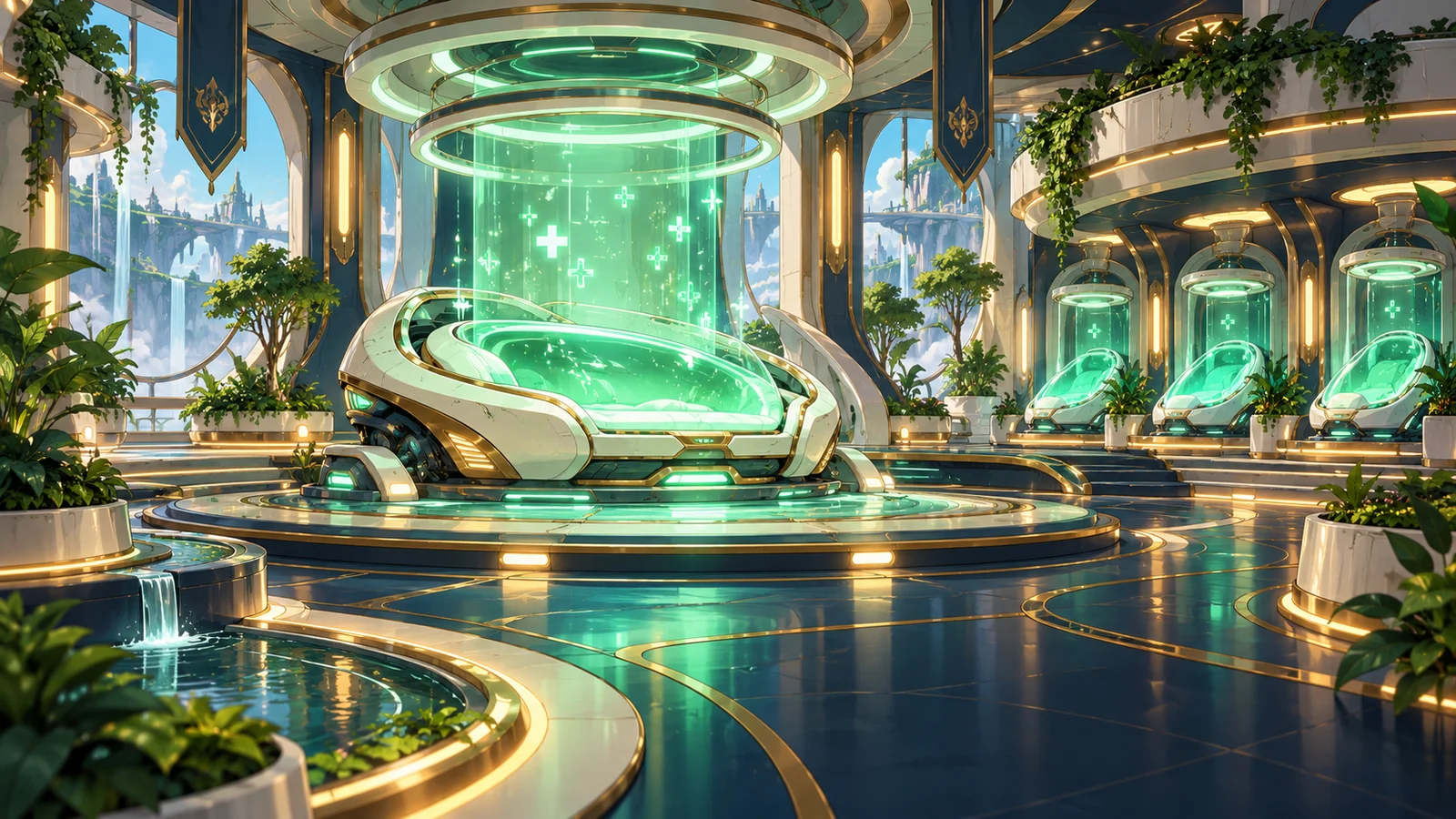 NeoLab recovery room artwork